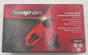 Snap-On 14.4V Microlithium Brushless Inline Die Grinder CGRS861W1 BatteryChargr - Picture 1 of 3