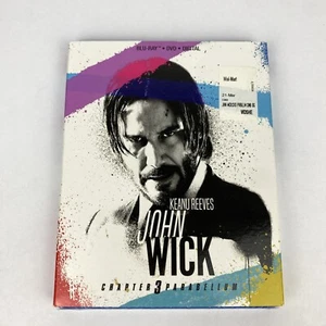 John Wick Chapter 3 Parabellum (Blu ray/DVD) New With Slipcover - Picture 1 of 3