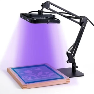 50W LED UV Exposure Unit for Screen Printing, Adjustable Stand, Cyanotypes - Picture 1 of 8
