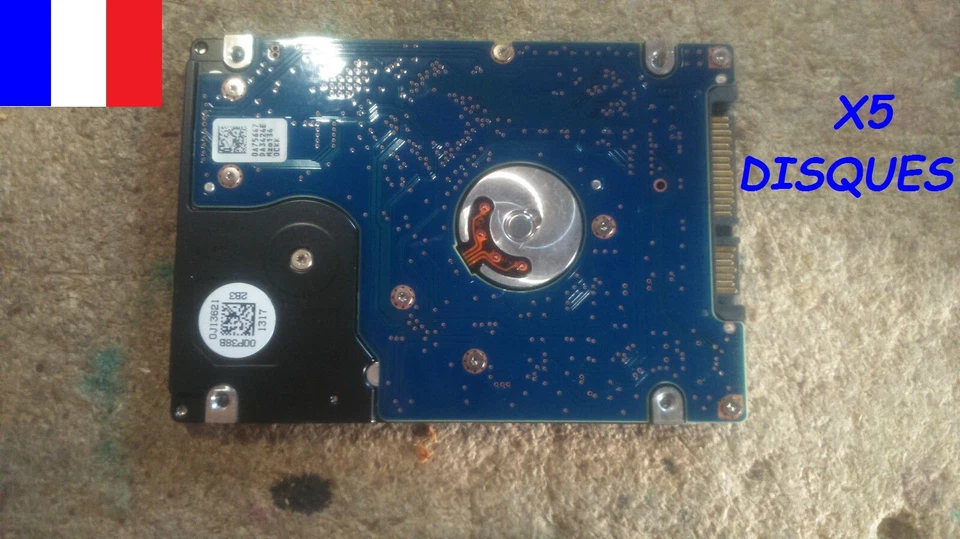 lot de 5 disques durs sata 2,5" 1 TB - Photo 1/1
