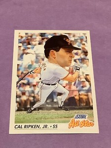 1991 2 score all stars cal ripken jr. #433 & ken Griffey jr. #436 HOFers Mint