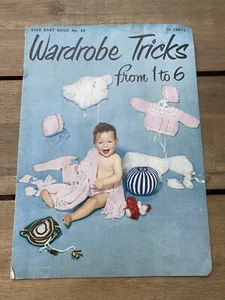 1951 Star Baby BOOKLET No 88 Wardrobe Tricks From 1 To 6 Knitting - Picture 1 of 9