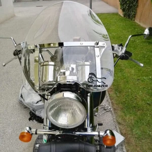 18" x 16" Motorcycle Clear Windshield For Harley Road King Special FLHR FLHRXS - Picture 1 of 12