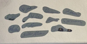 1973 Milwaukee Brewers 11x Signed Cuts Wilbur Howard, Gorman Thomas, Don Money++ - Picture 1 of 1
