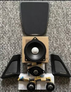Bmw F10 F11 F18 M5 HARMAN KARDON TOP HIFI SPEAKERS TWEETERS COVERS - Picture 1 of 6