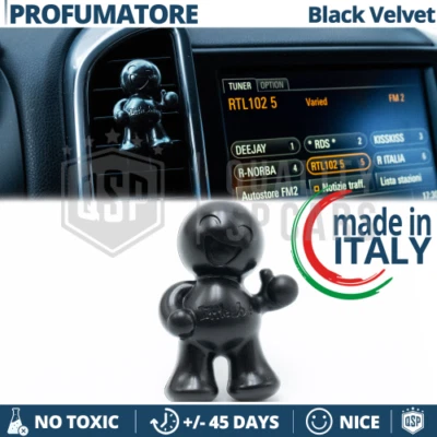 DRIVE PROFUMATORE Auto Little Joe® NERO Applicabile su Bocchette Chrysler BLACK VELVET
