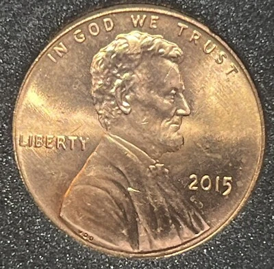 2015 P BU+ WDDO-008 Lincoln Shield Cent  - Image 1 of 4