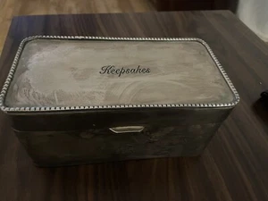 Silver Keepsakes Box - Picture 1 of 4