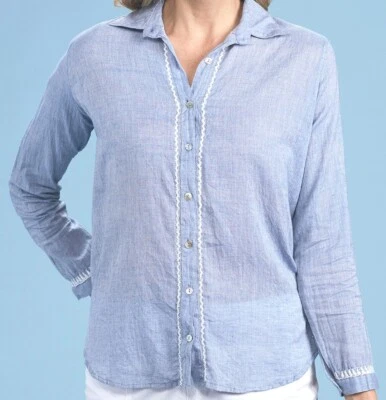 FRESH PRODUCE XL/XXL Blue $59 Everyday Down Under Top NWT New XL XXL - Image 1 of 2