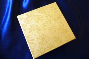 Joyero Caja Regalo... Lote de 10...3,5 x 3,5 x 1... Oro Margarita - Imagen 1 de 1