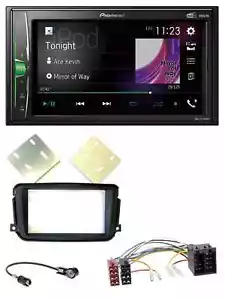 Pioneer 2DIN MP3 DAB USB Bluetooth Autoradio für Smart ForTwo 2010-2015 ISO - Bild 1 von 8