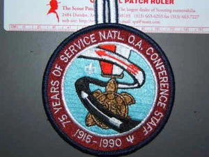 Boy Scout 1990 NOAC Staff patch 9104K - Picture 1 of 1
