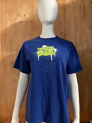 ADIDAS Graphic Print YOUTH Unisex T-Shirt Tee Shirt XL Extra Xtra Large Blue - Image 1 of 4