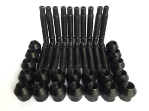 Kit conversione borchie M12 x 1,5 90 mm per dadi BMW Inc (20 nero) - Foto 1 di 3