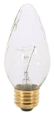 Satco S3363 120V Medium Base 25-Watt F15 Light Bulb, Clear - Image 1 of 4