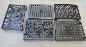 CAST IRON OLD VINTAGE RUSTIC REPRO AIR VENT BRICK GRILLE COVER - Picture 1 of 7