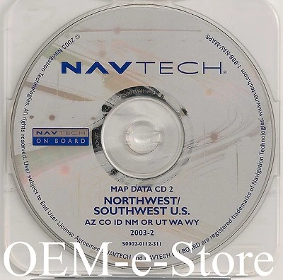 2000-2004 Land Range Rover / Sport HSE Navigation CD Map AZ CO ID NM OR UT WA WY - Image 1 of 2