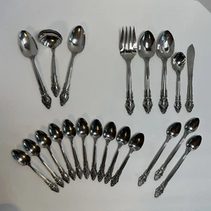 Lyon Frontenac Stainless Flatware IS Hostess Set + Extras - Lot Of 21 Pcs Total - Picture 1 of 9