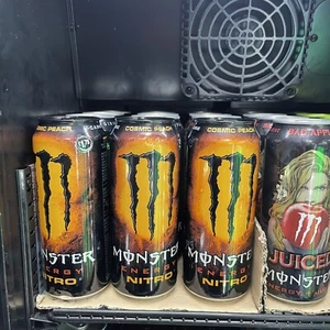 Monster Energy Nitro Cosmic Peach 500ml 3 Pack New Flavour. - Picture 1 of 2