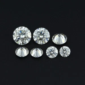 3mm-11mm Mit GRA zertifiziert Weiß D Farbe VVS1 Rundschliff Moissanite Loose Gem - Bild 1 von 12