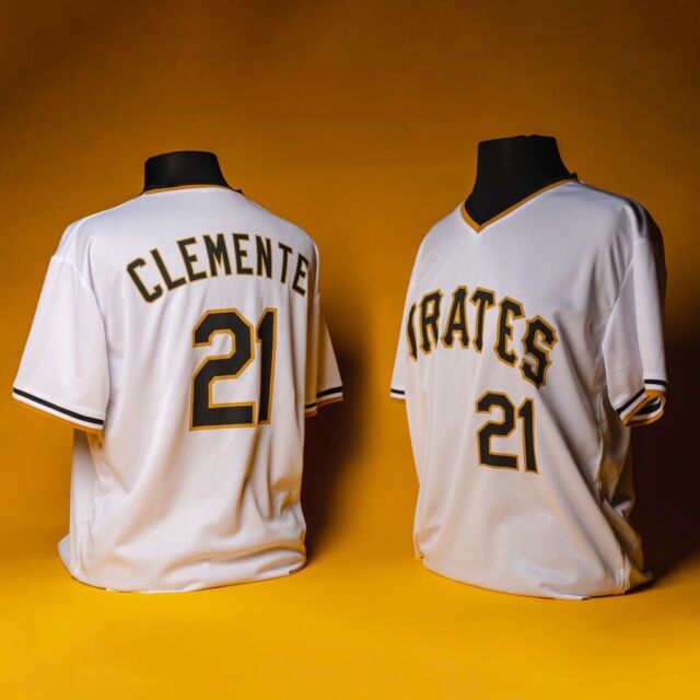 Authentic Roberto Clemente Pittsburgh Pirates Home 1971 Jersey