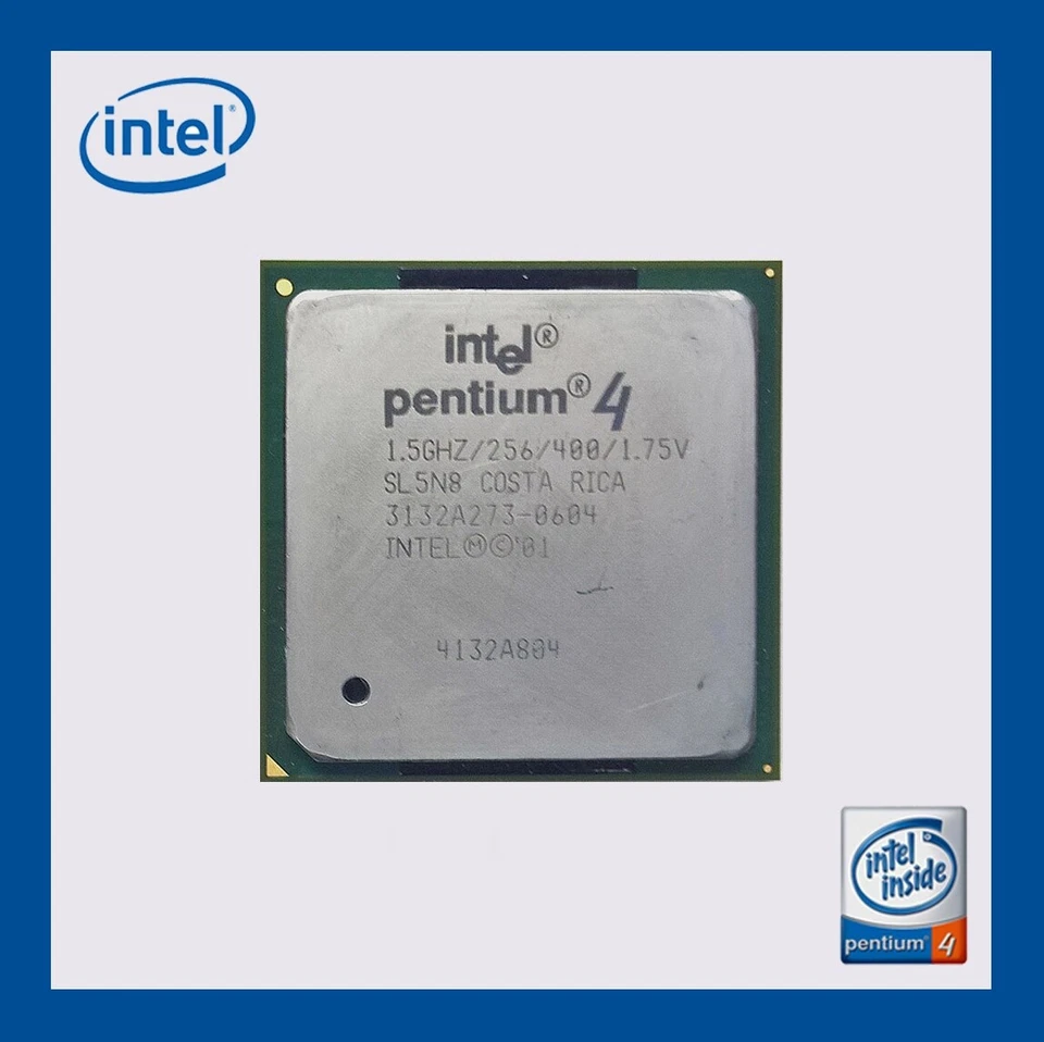 Intel Pentium 4 1.50 Ghz - CPU SL5N8 P4 Socket 478 400 Willamette Processore IV - Immagine 1 di 1