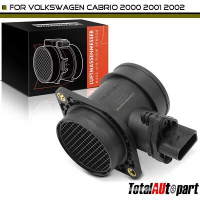 New Mass Air Flow Sensor w/ Housing for Volkswagen Cabrio 2000-2002 06A906461C - Image 1 of 4