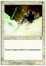 [1x] Disenchant - Foil - Slight Play, English - Seventh Edition MTG Magic