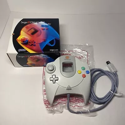 Sega Dreamcast Controller With Original Box And Papers, Gray Controller - Image 1 of 4