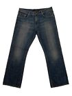 Calvin Klein Jeans Bootcut Blue Distressed Mens Size 34X31 Euc??