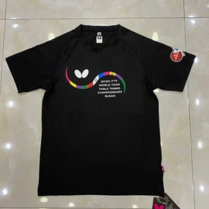 Adult Kid Butterfly Sports Short Sleeve Tops Tennis Clothes Badminton Wear T - Picture 1 of 9
