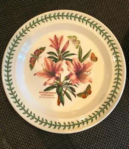 Portmeirion Botanic Garden LILY FLOWERED AZALEA 10 1/2" Dinner Plate--NWT - Picture 1 of 3