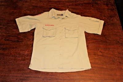 Camisa para mujer Boy Scouts of America BSA tostada pequeña 100 % nailon flexible sin parches Foto 1 de 4