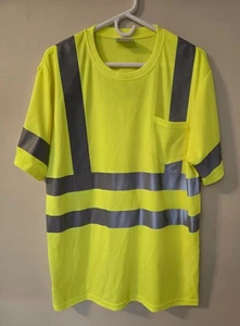 SAFETY GELB/REFLEKTIERENDES T-SHIRT HERREN LARGE - Bild 1 von 5