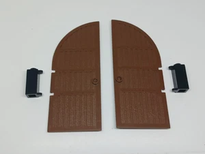 LEGO Castle : 2x grande Porte 1 x 5 x 10 - Réf 2400 marron - Set 6090 6081 6059 - Imagen 1 de 1