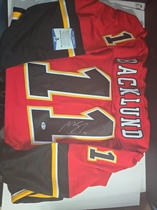 Vintage NHL Calgary Flames #11 Backlund Mikael Signed Jersey Size Xl Beckett Coa - Picture 1 of 2