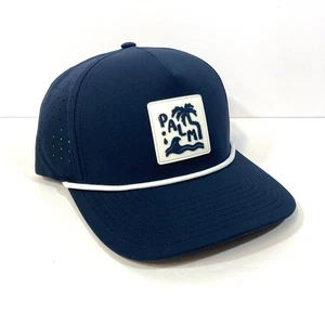 New PALM GOLF HAT navy blue white rope accent breathable mesh dry-fit mens ADULT - Picture 1 of 7