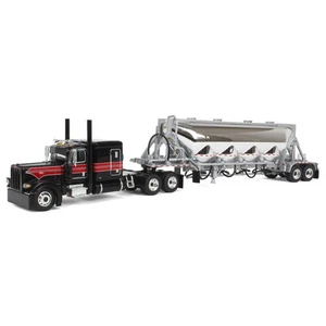 First Gear DCP 1/64 Peterbilt 389 Flat Top w/ J&L Pneumatic Tank Trailer 60-1696 - Picture 1 of 5