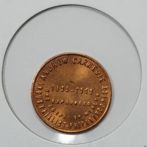Andrew Carnegie Industrialist Great Americans US Bicentennial Token (#2) - Picture 1 of 2