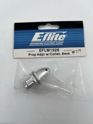 E-Flite EFLM1926 Prop Adapter with Collet, 6mm NOS - Image 1 of 2