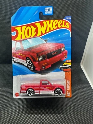 Camionetas Hot Wheels GMC Syclone 1991 2025 rojo #119 Foto 1 de 3
