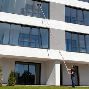 Solar Panel Cleaning Brush Outdoor Window Adjustable Pole Cleaning Kit - Bild 1 von 17