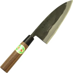 Tosahamono Knife Black Deba Knife Blue Steel No. 1 180mm - Picture 1 of 8