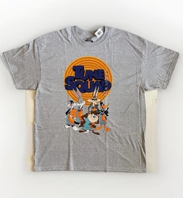 NWT Tune Squad Space Jam Men’s Graphic T-Shirt Gray - Size XL - FREE SHIP - Image 1 of 4
