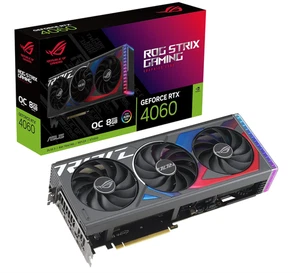 Asus Rog Strix Geforce Rtx™ 4060 Oc Edition scheda grafica da gioco pcie 4.0, 8 GB - Foto 1 di 9