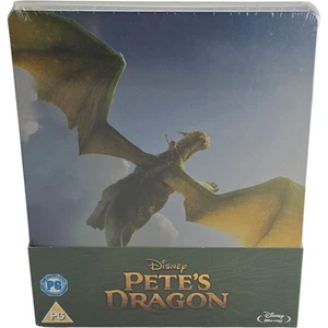 Pete's Dragon Blu-Ray SteelBook Zavvi Exclusive 2016 Region Free - Picture 1 of 11