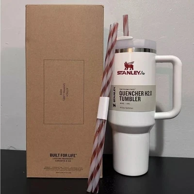 Vaso de estado de flujo Stanley Mistletoe Twist edición limitada Quencher H2.0 40 oz NUEVO Foto 1 de 4