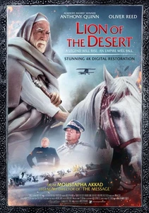 LION OF THE DESERT Movie Film Poster - Wall Decor, No Frame - Picture 1 of 5