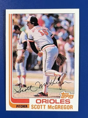 1982 Topps Baseball Scott McGregor Baltimore Orioles #617 - Image 1 of 2