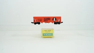 Model Power N Scale Freight Car Illinois Central Gulf Hopper No. 3222 NEW B60 - Image 1 of 4
